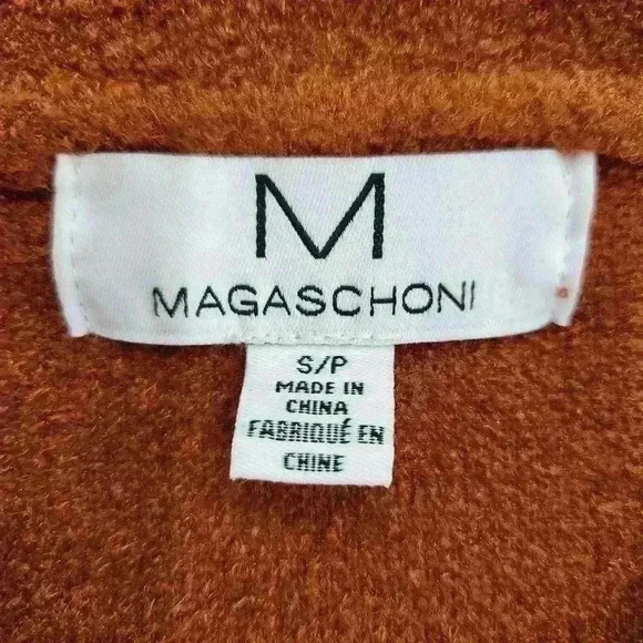 MAGASCHONI Jacket, Rust Orange, Women's S/P NWOT - Picture 6 of 9